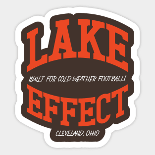 Cleveland Browns Fans - The Lake Effect Sticker